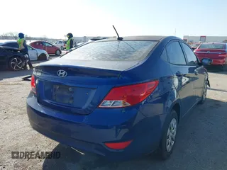 2015 Hyundai Accent GLS with VIN KMHCT4AE5FU907085, listed as a IAAI auction lot 41844688 with 156,384 mi miles. Bid and sale history available at carsss.com. Image 4.