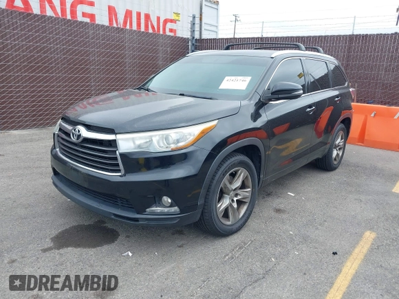 2014 Toyota Highlander Limited with VIN 5TDYKRFHXES015138, listed as a IAAI auction lot 42421746 with 130,223 mi miles and . Bid and sale history available at DreamBid. Image 2.
