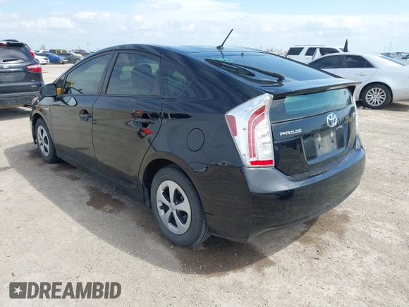 2013 Toyota Prius One with VIN JTDKN3DU6D1729564, listed as a IAAI auction lot 41787817 with 130,153 mi miles. Bid and sale history available at carsss.com. Image 3.