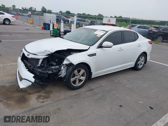 2014 Kia Optima LX with VIN KNAGM4A7XE5481131, listed as a IAAI auction lot 42494495 with 97,223 mi miles and . Bid and sale history available at DreamBid. Image 18.