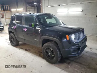 2015 Jeep Renegade Latitude with VIN ZACCJBBH2FPB79539, listed as a Copart auction lot 41370565 with 73,263 mi miles and Salvage Title. Bid and sale history available at carsss.com. Image 4.