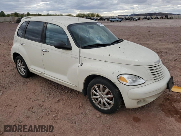 2004 Chrysler PT Cruiser with VIN 3C4FY48B24T346902, listed as a Copart auction lot 48705255 with 75,519 mi miles and Clean title. Bid and sale history available at DreamBid. Image 4.