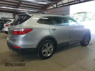 2014 Hyundai Santa Fe GLS z VIN KM8SN4HF9EU045590, wystawiony jako Copart lot #67026445 z przebiegiem 78 051 mil mil oraz Czysty tytuł • Clean title. Historia ofert i sprzedaży dostępna na DreamBid. Obrazek 3.