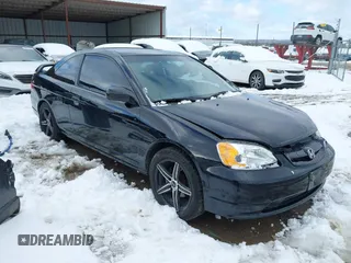 2001 Honda Civic LX with VIN 1HGEM21561L096010, listed as a IAAI auction lot 41300225 with 156,293 mi miles. Bid and sale history available at carsss.com. Image 1.