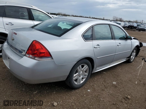 2010 Chevrolet Impala LT with VIN 2G1WB5EK0A1218448, listed as a Copart auction lot 50371945 with 167,017 mi miles and Salvage Title. Bid and sale history available at DreamBid. Image 3.