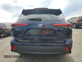 2021 Toyota Highlander L with VIN 5TDBZRBH9MS552153, listed as a Copart auction lot 65512635 with 20,153 mi miles and Salvage title. Bid and sale history available at DreamBid. Image 6.