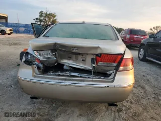 2007 Hyundai Azera SE with VIN KMHFC46F67A228508, listed as a Copart auction lot 71537224 with 123,218 mi miles and Salvage Title. Bid and sale history available at carsss.com. Image 6.