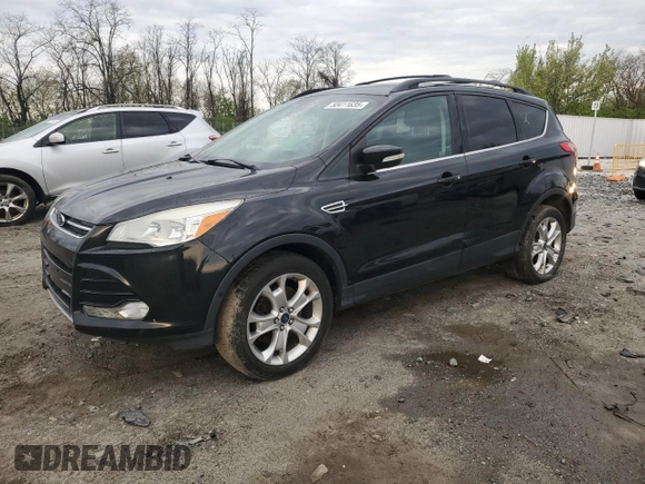 2013 Ford Escape SEL with VIN 1FMCU9HX4DUC21795, listed as a Copart auction lot 50411635 with 161,118 mi miles and Salvage Title. Bid and sale history available at carsss.com. Image 1.