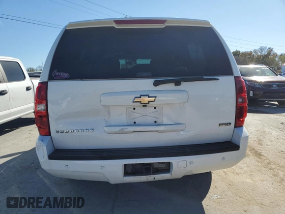 2008 Chevrolet Suburban LTZ with VIN 3GNFC160X8G215320, listed as a Copart auction lot 76341774 with 251,891 mi miles and Salvage Title. Bid and sale history available at carsss.com. Image 6.