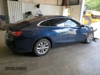 2021 Chevrolet Malibu LT with VIN 1G1ZD5STXMF028240, listed as a Copart auction lot 54013215 with 76,943 mi miles and Salvage Title. Bid and sale history available at DreamBid. Image 3.
