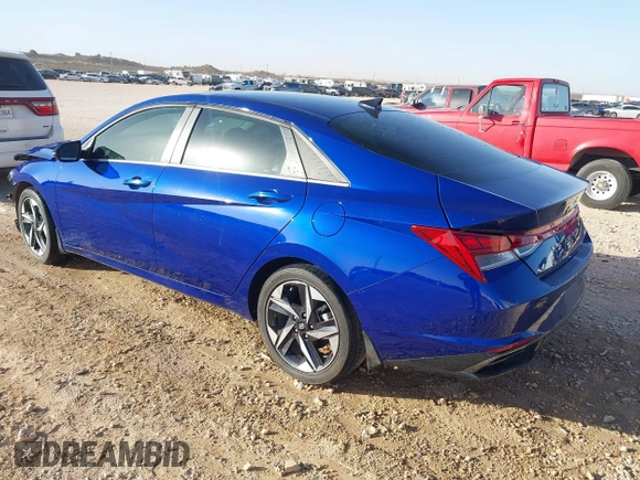 2023 Hyundai Elantra Limited with VIN 5NPLP4AG7PH110309, listed as a IAAI auction lot 41839676 with 37,198 mi miles and . Bid and sale history available at DreamBid. Image 3.