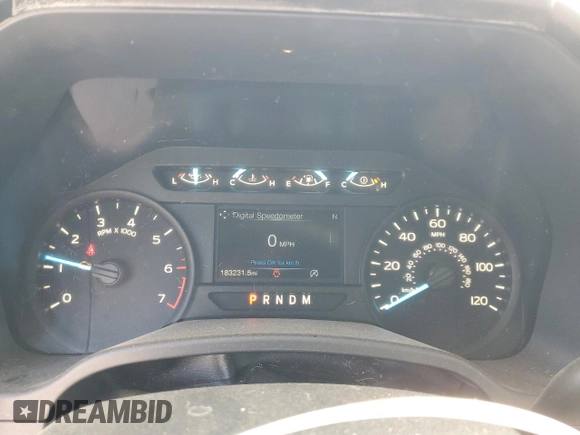 2019 Ford F-150 XL with VIN 1FTEW1E56KFC40037, listed as a Copart auction lot 51906275 with 183,231 mi miles and Salvage Title. Bid and sale history available at carsss.com. Image 9.