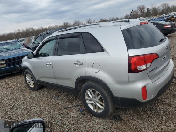 2014 Kia Sorento LX with VIN 5XYKTCA62EG506628, listed as a Copart auction lot 52895625 with 133,674 mi miles and Salvage Title. Bid and sale history available at carsss.com. Image 2.