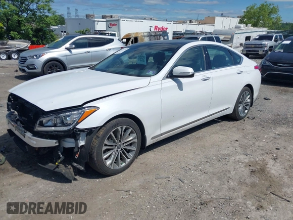 2017 Genesis G80 3.8L with VIN KMHGN4JE9HU212106, listed as a IAAI auction lot 42311384 with 74,511 mi miles and . Bid and sale history available at DreamBid. Image 18.