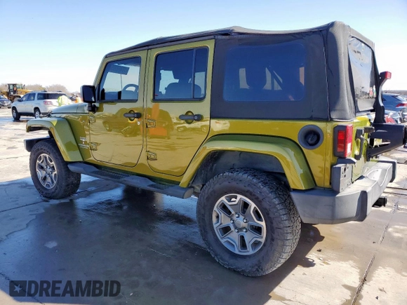 2007 Jeep Wrangler Unlimited Sahara z VIN 1J4GB591X7L165493, wystawiony jako Copart lot #47468205 z przebiegiem Nie podano mil oraz Czysty tytuł • Clean title. Historia ofert i sprzedaży dostępna na DreamBid. Obrazek 2.