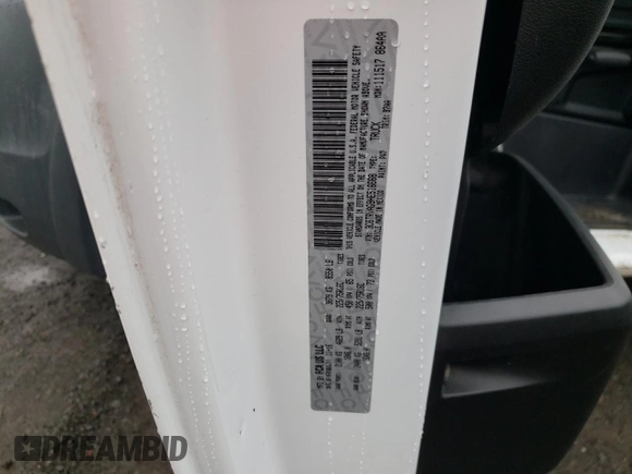 2017 Ram ProMaster Cargo with VIN 3C6TRVAG9HE516668, listed as a Copart auction lot 51828405 with 31,547 mi miles and Clean Title. Bid and sale history available at DreamBid. Image 13.