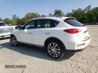2017 Infiniti QX50 z VIN JN1BJ0RR9HM409046, wystawiony jako Copart lot #53500665 z przebiegiem 136 008 mil mil oraz Szkoda całkowita • Salvage title. Historia ofert i sprzedaży dostępna na DreamBid. Obrazek 2.