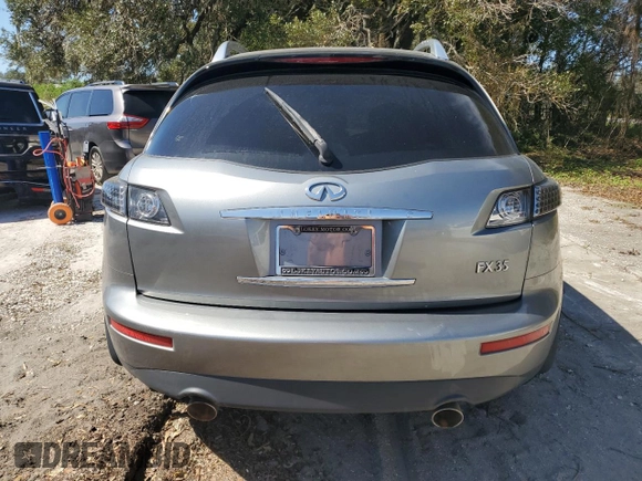 2006 Infiniti FX35 with VIN JNRAS08U86X103270, listed as a Copart auction lot 75599634 with 109,813 mi miles and Salvage Title. Bid and sale history available at carsss.com. Image 6.
