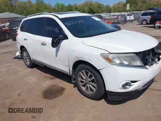 2014 Nissan Pathfinder SV z VIN 5N1AR2MM7EC703101, wystawiony jako IAAI lot #42221242 z przebiegiem 178 237 mil mil oraz . Historia ofert i sprzedaży dostępna na DreamBid. Obrazek 1.
