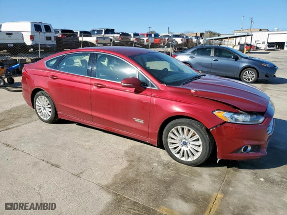 2013 Ford Fusion Energi SE Luxury with VIN 3FA6P0PU8DR373541, listed as a Copart auction lot 47434285 with 107,534 mi miles and Salvage Title. Bid and sale history available at carsss.com. Image 4.