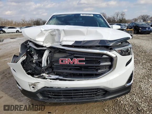 2020 GMC Terrain SLE z VIN 3GKALTEV2LL263247, wystawiony jako Copart lot #46750495 z przebiegiem 61 556 mil mil oraz Szkoda całkowita • Salvage title. Historia ofert i sprzedaży dostępna na DreamBid. Obrazek 5.