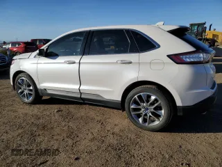 2017 Ford Edge Titanium with VIN 2FMPK4K81HBC43874, listed as a Copart auction lot 47468535 with 91,585 mi miles and Salvage Title. Bid and sale history available at carsss.com. Image 2.