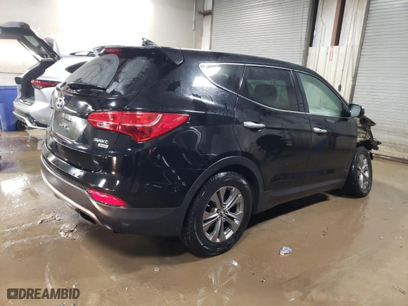 2013 Hyundai Santa Fe Premium with VIN 5XYZUDLB3DG102246, listed as a Copart auction lot 43175065 with 153,168 mi miles and Salvage Title. Bid and sale history available at carsss.com. Image 3.