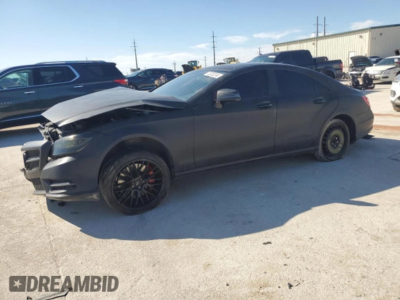 2013 Mercedes-Benz CLS 550 with VIN WDDLJ9BB7DA083512, listed as a Copart auction lot 72333244 with 102,614 mi miles and Salvage Title. Bid and sale history available at DreamBid. Image 1.