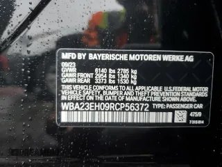 2024 BMW 7 Series 740i z VIN WBA23EH09RCP56372, wystawiony jako Copart lot #73053314 z przebiegiem 18 365 mil mil oraz Szkoda całkowita • Salvage title. Historia ofert i sprzedaży dostępna na DreamBid. Obrazek 12.