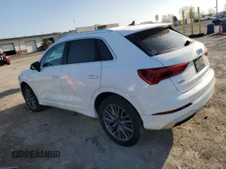 2022 Audi Q3 Premium with VIN WA1AUCF31N1001715, listed as a Copart auction lot 51365625 with 27,666 mi miles and Non repairable. Bid and sale history available at DreamBid. Image 2.