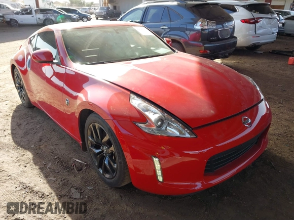 2017 Nissan 370Z with VIN JN1AZ4EH8HM953336, listed as a IAAI auction lot 41745966 with 50,313 mi miles. Bid and sale history available at carsss.com. Image 1.