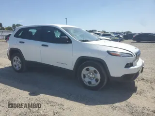 2016 Jeep Cherokee Sport z VIN 1C4PJLAB7GW207716, wystawiony jako Copart lot #62704615 z przebiegiem 84 397 mil mil oraz Szkoda całkowita • Salvage title. Historia ofert i sprzedaży dostępna na DreamBid. Obrazek 4.