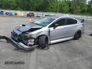 2017 Subaru WRX Premium with VIN JF1VA1E66H9836172, listed as a Copart auction lot 60808955 with 75,062 mi miles and Salvage title. Bid and sale history available at DreamBid. Image 1.