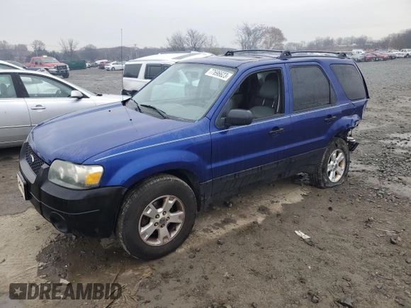 2005 Ford Escape XLT with VIN 1FMYU93165KD64012, listed as a Copart auction lot 77696623 with 144,630 mi miles and Non Repairable. Bid and sale history available at carsss.com. Image 1.