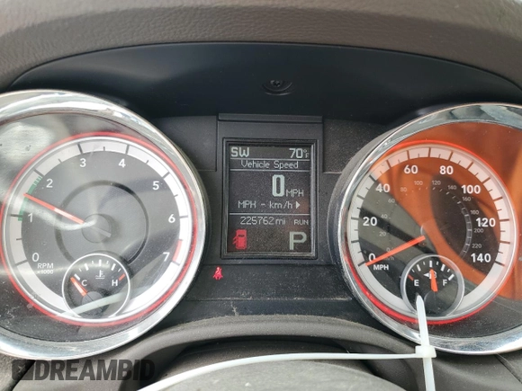 2013 Dodge Durango Crew with VIN 1C4RDJDG3DC535529, listed as a Copart auction lot 55379075 with 225,762 mi miles and Non repairable. Bid and sale history available at DreamBid. Image 9.