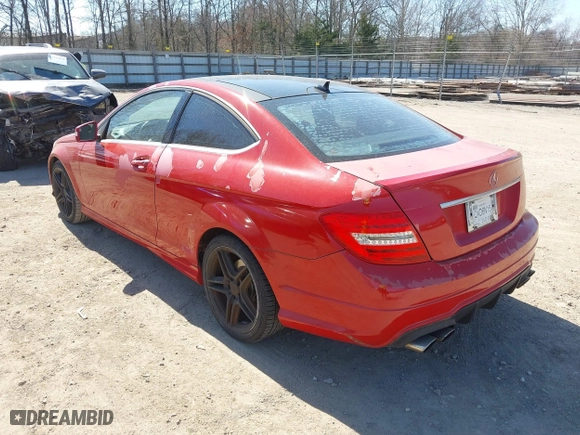 2012 Mercedes-Benz C-Class C 250 with VIN WDDGJ4HB3CF813428, listed as a IAAI auction lot 41779337 with 147,829 mi miles. Bid and sale history available at carsss.com. Image 3.