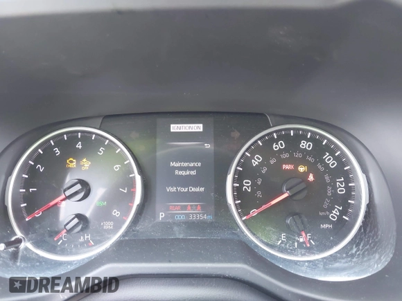 2020 Toyota RAV4 XLE with VIN 2T3W1RFV4LW097198, listed as a IAAI auction lot 42771030 with 33,354 mi miles and . Bid and sale history available at DreamBid. Image 7.