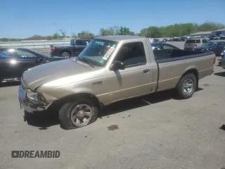 2000 Ford Ranger XL with VIN 1FTYR10V7YTA43903, listed as a Copart auction lot 54822975 with 177,187 mi miles and Salvage Title. Bid and sale history available at DreamBid. Image 1.