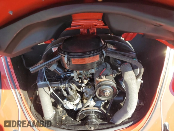 1968 Volkswagen Beetle with VIN 158568466, listed as a Copart auction lot 74978484 with 51,303 mi miles and Salvage Title. Bid and sale history available at DreamBid. Image 12.