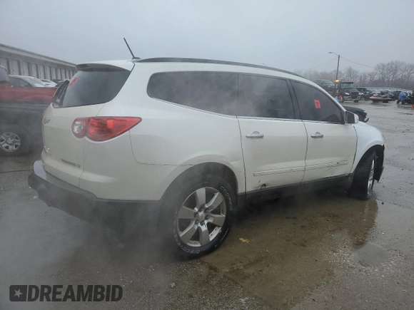 2012 Chevrolet Traverse 1LT with VIN 1GNKRGED5CJ302876, listed as a Copart auction lot 44914135 with 217,334 mi miles and Clean Title. Bid and sale history available at DreamBid. Image 3.