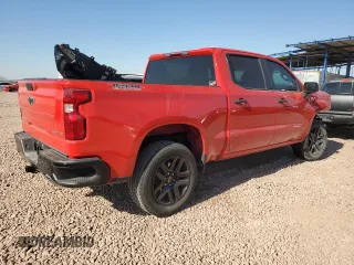 2022 Chevrolet Silverado 1500 Custom Trail Boss with VIN 3GCPDCED7NG668476, listed as a Copart auction lot 82044464 with 29,025 mi miles and Salvage Title. Bid and sale history available at DreamBid. Image 3.