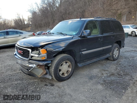 2006 GMC Yukon SLT with VIN 1GKEK13T46R113955, listed as a Copart auction lot 52398525 with 214,897 mi miles and Salvage Title. Bid and sale history available at carsss.com. Image 1.