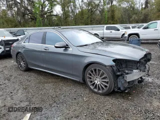 2016 Mercedes-Benz S 550 with VIN WDDUG8CB5GA243905, listed as a Copart auction lot 47827195 with 96,713 mi miles and Salvage Title. Bid and sale history available at carsss.com. Image 4.