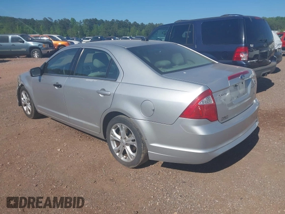 2012 Ford Fusion SE with VIN 3FAHP0HAXCR226407, listed as a IAAI auction lot 41982689 with 193,432 mi miles. Bid and sale history available at carsss.com. Image 3.