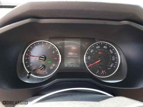 2021 Toyota RAV4 XLE Premium with VIN 2T3C1RFV7MW153560, listed as a Copart auction lot 66951414 with 68,799 mi miles and Salvage Title. Bid and sale history available at carsss.com. Image 9.