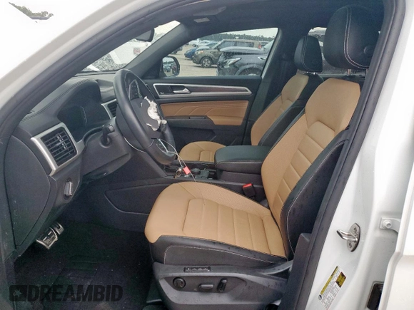2022 Volkswagen Atlas SEL Premium R-Line with VIN 1V2FE2CA6NC220596, listed as a Copart auction lot 58773465 with 13,119 mi miles and Salvage title. Bid and sale history available at DreamBid. Image 7.