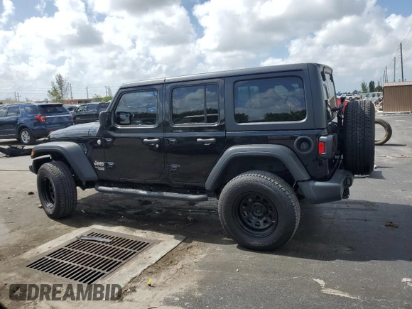 2018 Jeep Wrangler Unlimited Sport S с VIN 1C4HJXDN1JW324720, выставлен на аукционе Copart как лот 64615085 с пробегом 57 434 миль миль и Чистый • Clean title. История ставок и продаж доступна на DreamBid. Изображение 2.