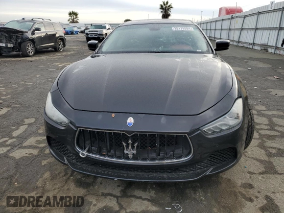 2015 Maserati Ghibli S Q4 with VIN ZAM57RTA8F1150575, listed as a Copart auction lot 38179884 with 59,174 mi miles. Bid and sale history available at carsss.com. Image 5.