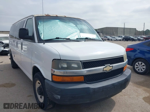 2007 Chevrolet Express Passenger with VIN 1GAHG39U671185576, listed as a IAAI auction lot 41551300 with Not provided miles and . Bid and sale history available at DreamBid. Image 1.