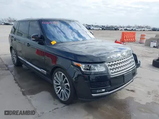 2016 Land Rover Range Rover Supercharged with VIN SALGS3EF6GA290717, listed as a IAAI auction lot 41165484 with 117,221 mi miles. Bid and sale history available at carsss.com. Image 1.
